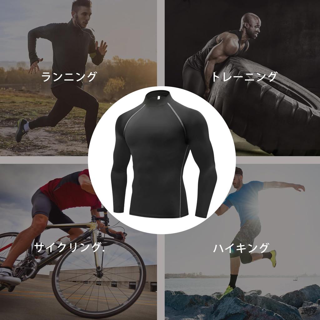 Sports Top and Bottom Compression Cool Sports UV [Nesseo] Men's Innerwear, Set, Wear, Innerwear, Underwear, Tights, Leggings, Compression, Breathable,