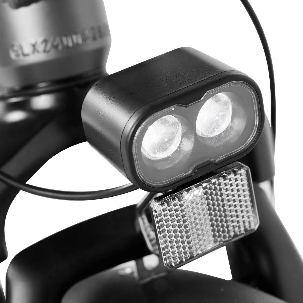 PIXAR Plus-20.4AH  Folding Commuting Electric Bicycle 48V20.4Ah Battery 500W Motor 20 Inch Fat Tires Urban Commuting E-Bike For Unisex