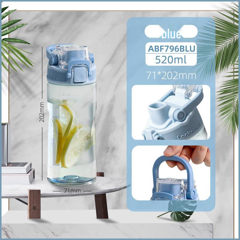 

Бутылка для воды Lock & Lock Tritan Mermaid Sports со шкалой - Портативная чашка для фитнеса на открытом воздухе 520ml