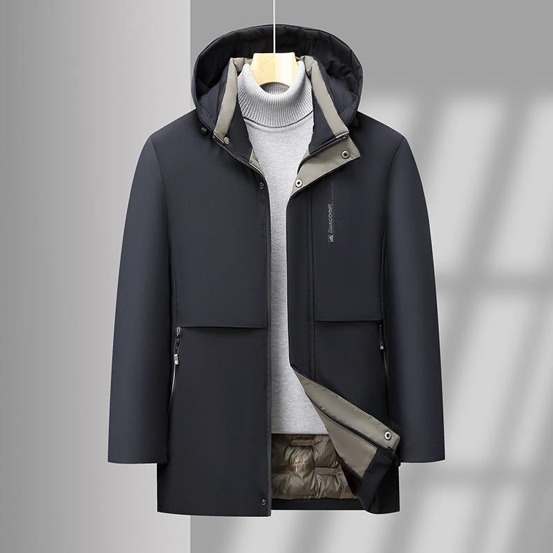 Men's Cotton Jacket Loose Business Casual Warm Winter Clothing Cotton Jacket for Men