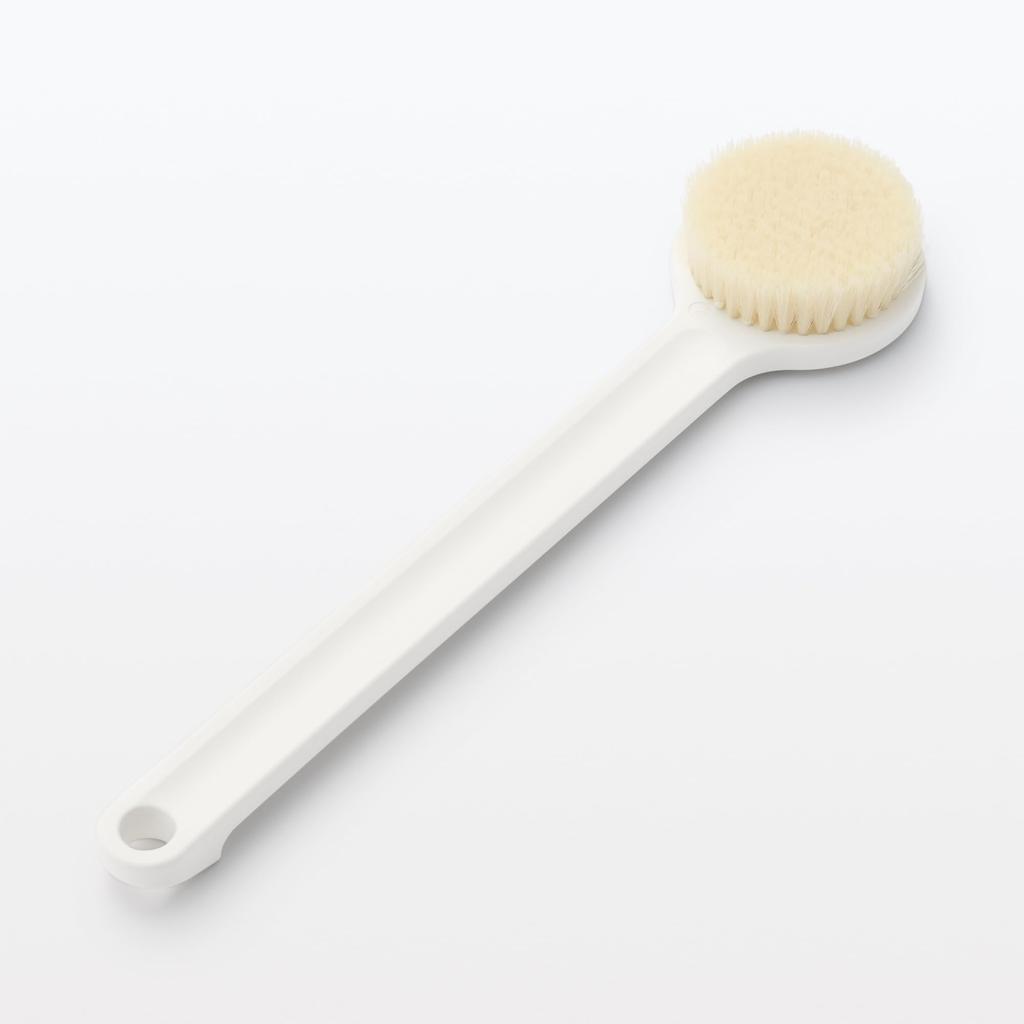 MUJI Polypropylene Shower 37cm in OEA29A3S Brush, White, Approx. Length,