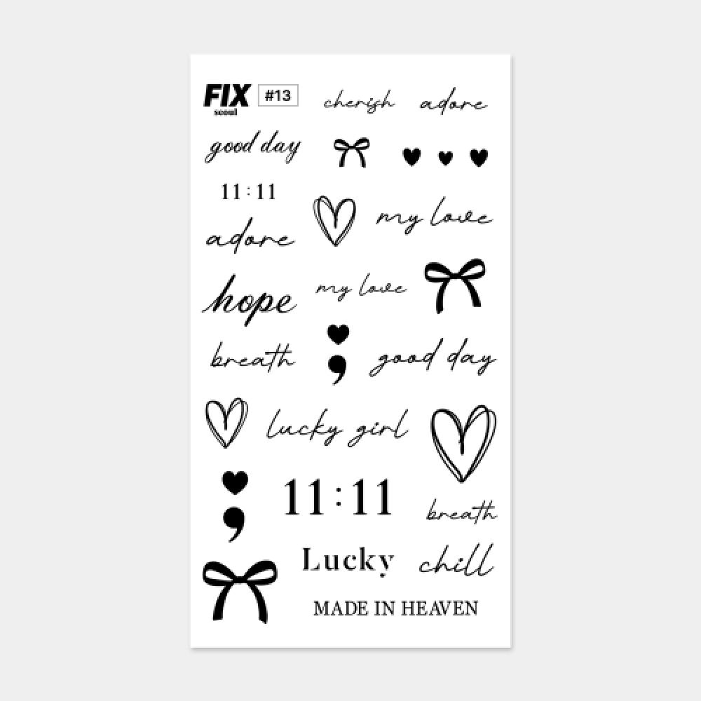 Fixseoul Tint Tattoo Sticker 13
