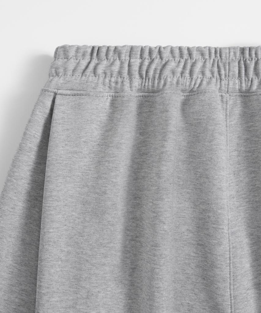 UNIONSTUDIO ( 2 Pack ) Odd Side Double Pleated Wide Sweat Half Pants ( 3 Colors )