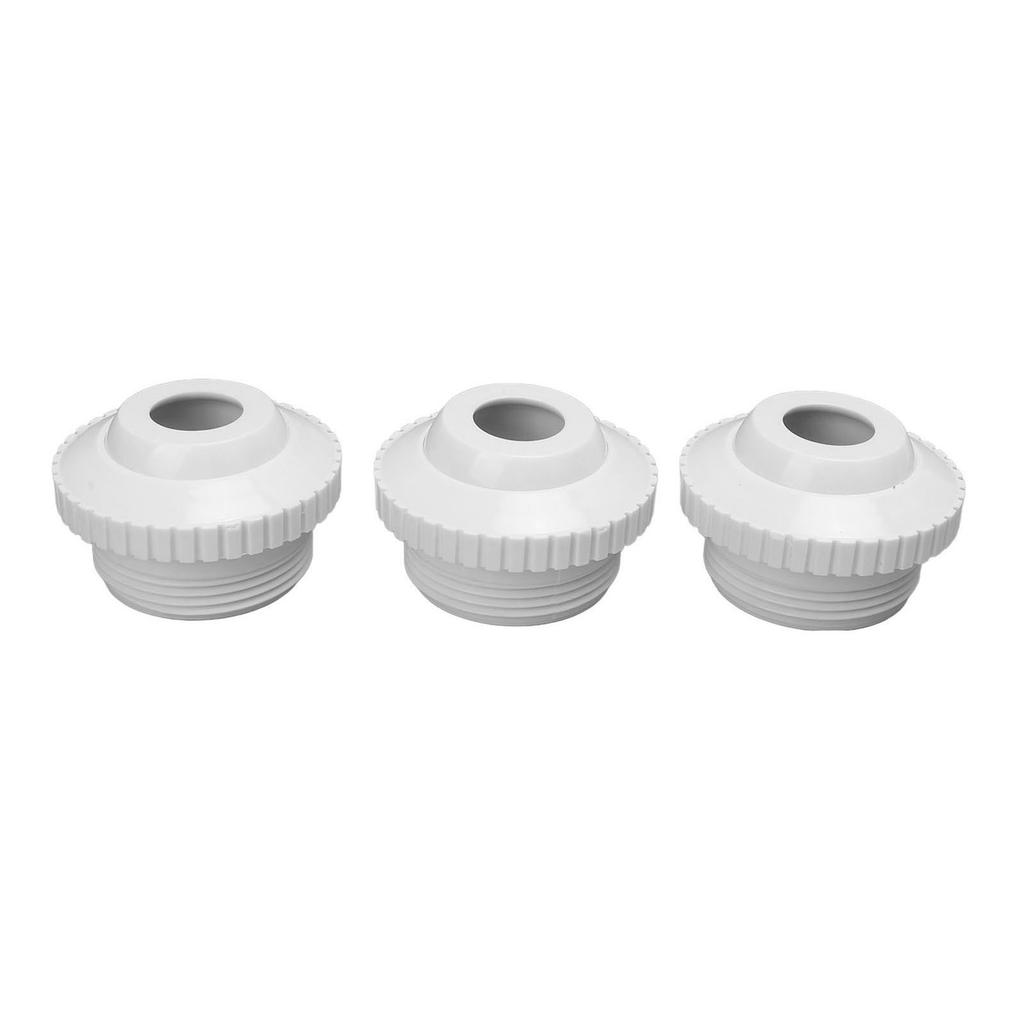 3PCS Swimming Pool Jet Nozzle PVC 1.5 Inch Female Thread Flow Eyeball Inlet Jet for Home