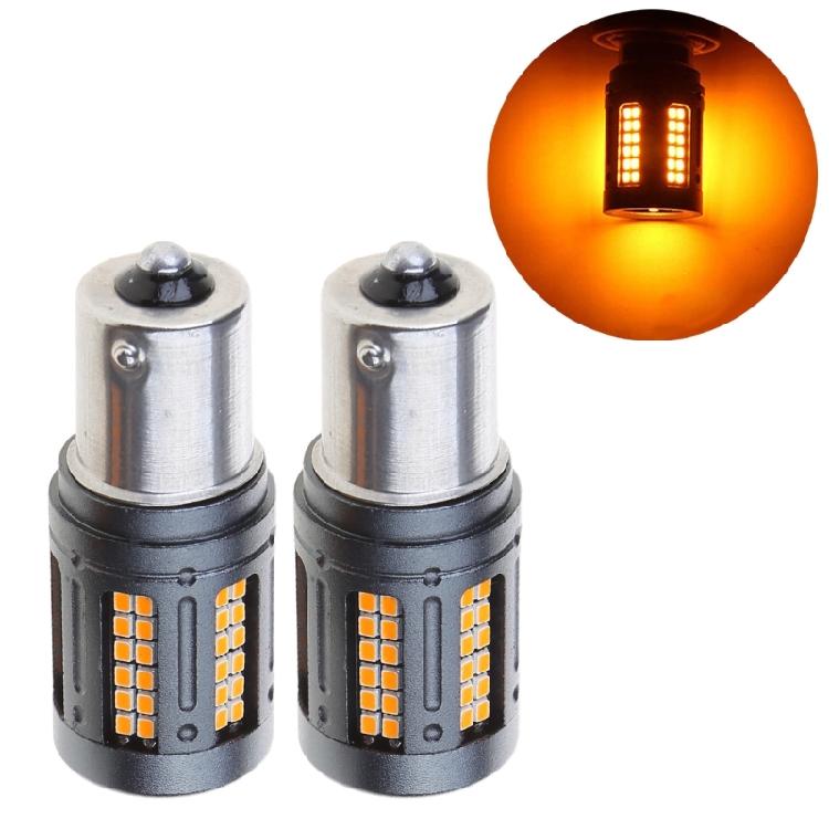 2Pcs Commonly Used Vehicle LED Bulb 84SMD 6000K Headlight Turn Signal Light Bulb