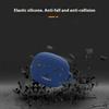 For QCY MeloBuds N50 Silicone Case Wireless Earphones Protective Cover with Anti-Lost Buckle