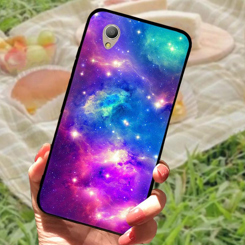 Alcatel 1 5033D Kılıf Kapağı Alcatel1 Silikon Yumuşak Mermer Siyah Tampon Funda Coque Alcatel 1 5033D 5033 5033A İçin Koruyucu