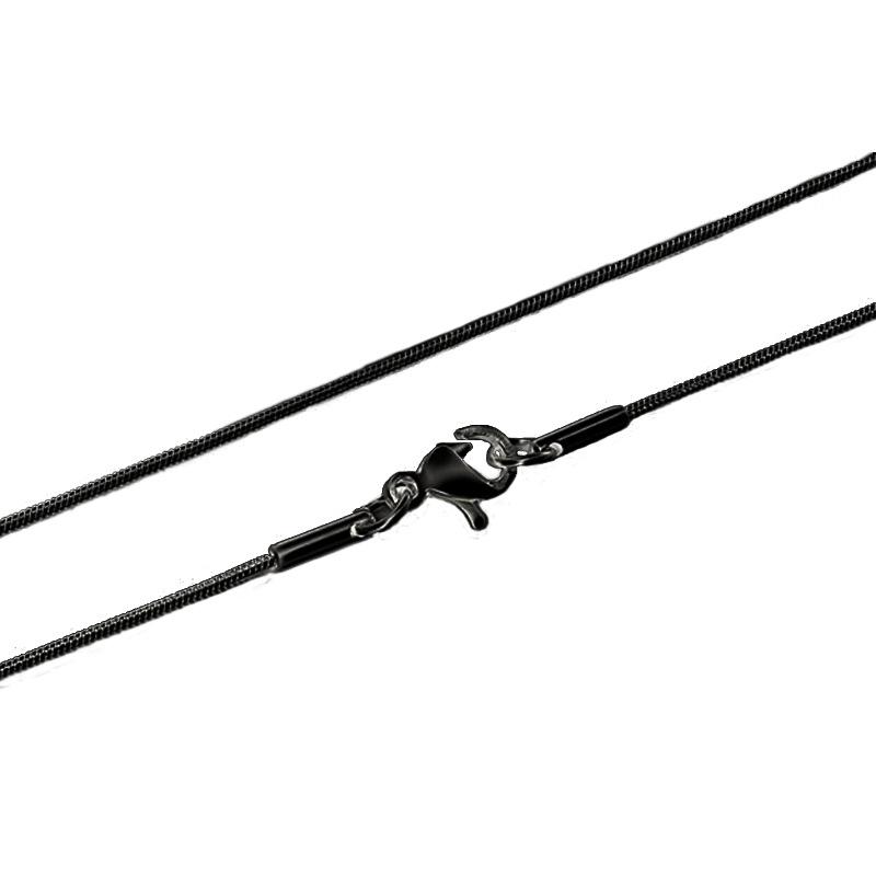 Stainless Steel Snake Chain Necklace - European/American Fashion Titanium Steel Jewelry