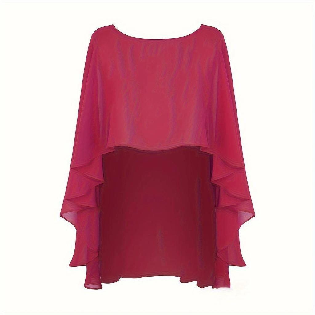 Nuova Sciarpa Lunga in Chiffon Sottile Monocolore Protezione Solare Traspirante Donna Stola Lunga Disponibile in Più Colori