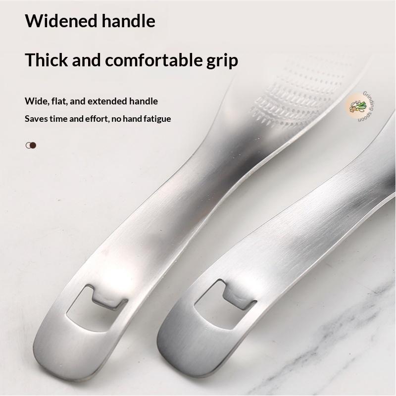 Multifunctional Stainless Steel Kitchen Utensil For Cooking Garlic Ginger Vegetable Grater Grinder Spoon Kitchen Supplies
