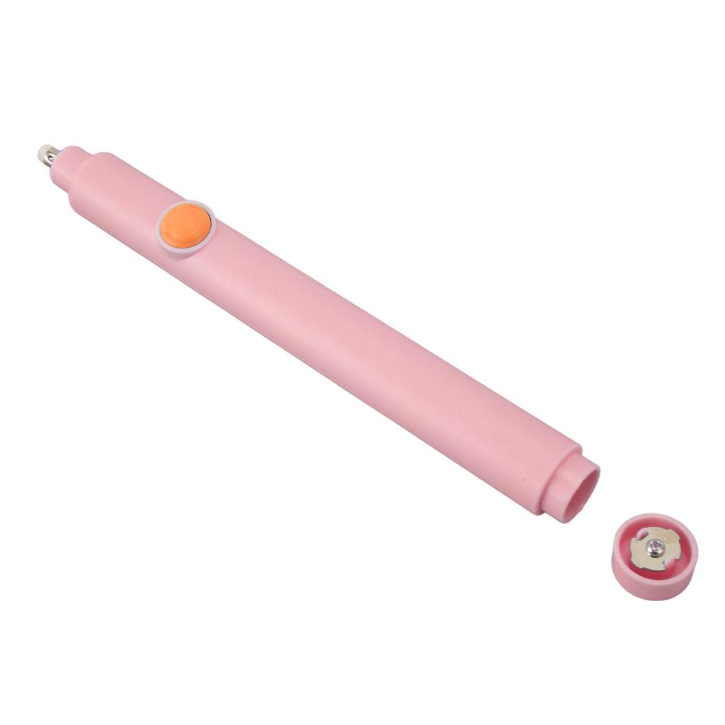 Elektryczna gumka do mazania Łatwa obsługa Regulowana długość Zasilana bateriami AAA Elektryczna gumka do ołówków z 20 zapasowymi wkładami Różowa