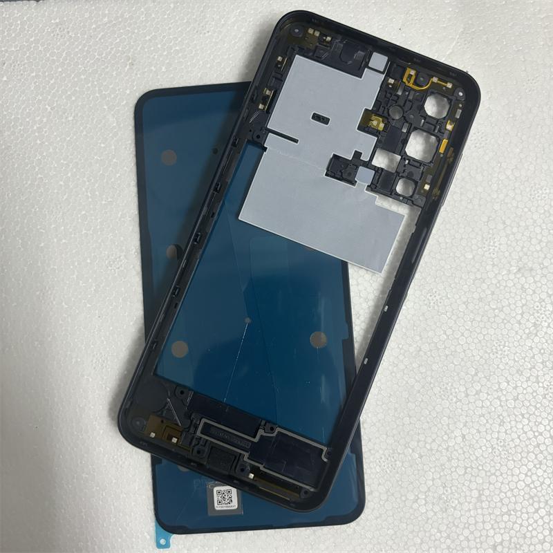 For Samsung Galaxy 16 5G 166 Phone Housing Middle FrameBattery Back Cover Case Panel Lid Rear Camera Lens Repair Parts