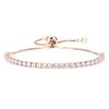 Cross-Border High-End 3mm Zircon Women's Artistic Adjustable Bracelet