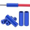 DUUTI 5pcs 4mm Bicycle Cable End Caps Aluminum Alloy Brake Shifter Cable Tips Crimps FerrulesBlue
