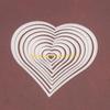 F26C Heart Cutting Dies Stencil DIY Scrapbooking Embossing Album Paper Card Crafts