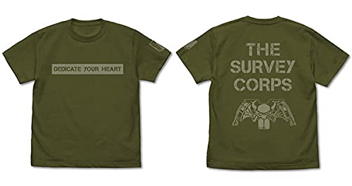 [COSPA] Attack On Titan Scout Regiment Message T-Shirt/MOSS-L