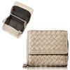 Linle Women's Compact Tri-Fold Wallet, Small Folding Wallet, Mini Wallet, Large Capacity, Easy To Use, Brand Name Synthetic Leather Intrecciato,