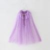 Colourful Princess Cape Cloaks for Little Girls Christmas Halloween Custome Cosplay Party Dress Shiny Sequin Shawl