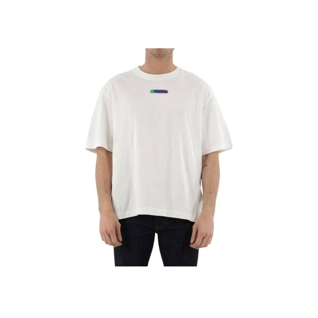 Off-White Weed Arrows Over Skate Tee White/Green Men Tops OMAA120S22JER0020155