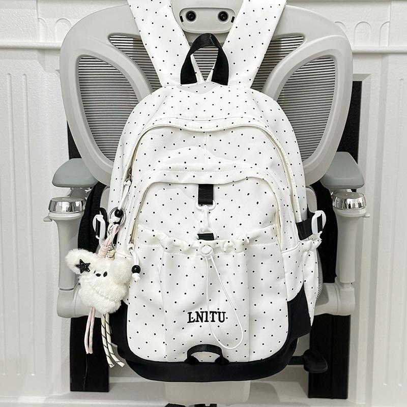 Schoolbag1011 Summer New High-value Lightweight Backpack Women's Large-capacity Junior and High School Student Schoolbag Travel Backpack
