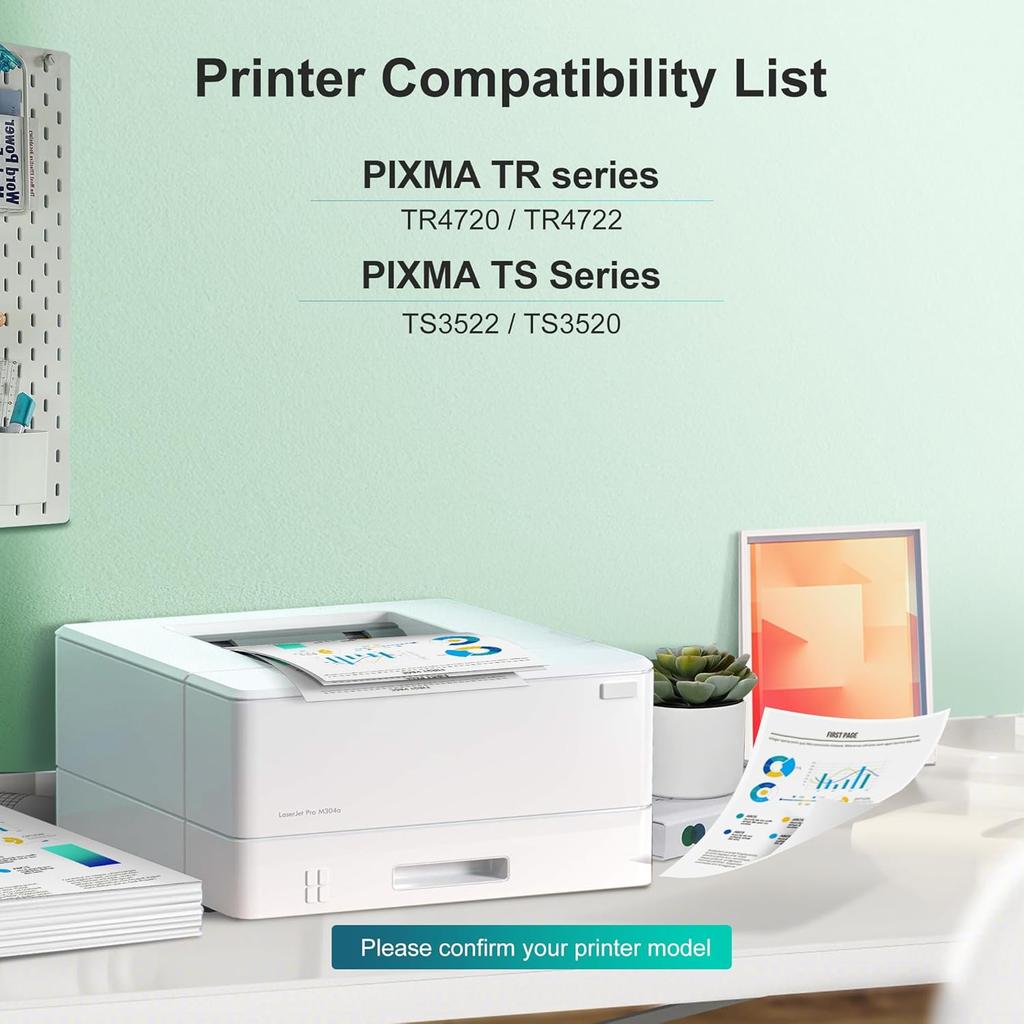 275XL 276 XL Ink Cartridges Replacement for Ink 275 and 276 PG-275XL CL-276X Ink Cartridges Compatible for PIXMA TS3500 TS3520 TS3522 TR4720 TR4722