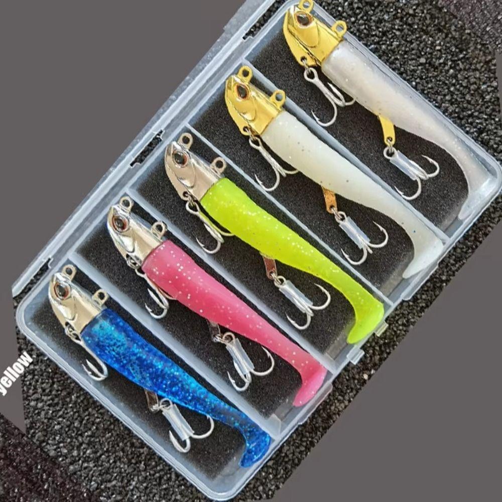 30g/108mm Artificial Soft Bait Mackerel Feathers Zinc Alloy Jig Head Lure  Lead Fishing Hook