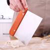Raschiatoio per Impasto in Acciaio Inossidabile con Manico in Legno, Accessori per la Cottura del Pane per Strumenti per Lievito Madre, Raschietto per Torte
