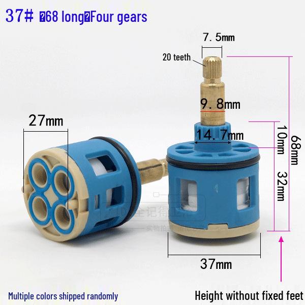 3/4-Hole Faucet Cartridge Valve Core, 3/4-Function Shower Bathtub Mixer Tap