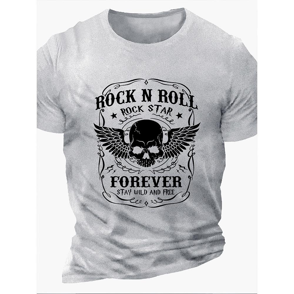 Egyptian Religious Style 3D Anubis Printed Men's Short-sleeved Shirt Outdoor Sports Men's Fitness T-shirt Street Fashion T-shirt