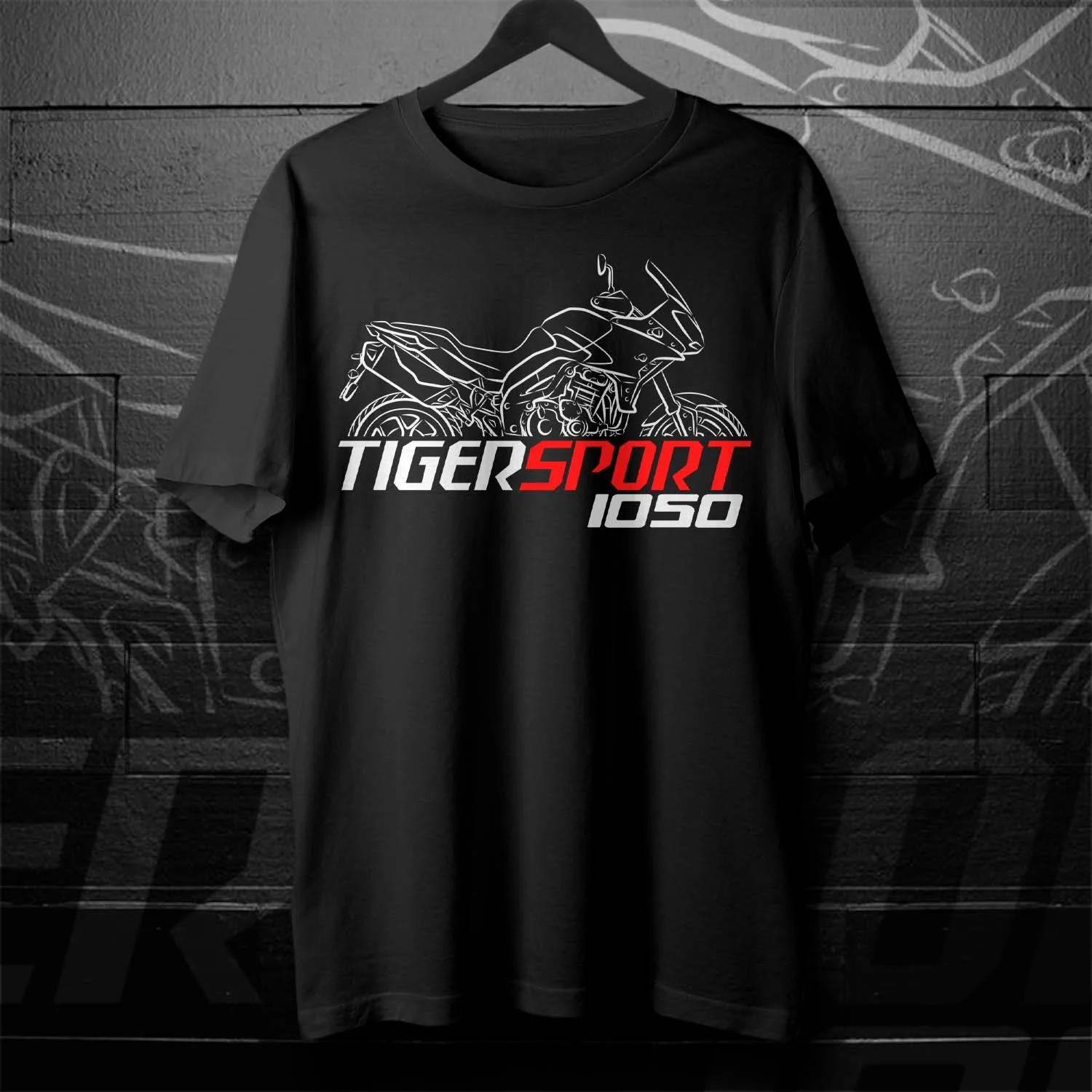 

20092021 Models British Tiger Sport 1050 Motorcycle TShirt 100 Cotton ONeck Short Sleeve Casual Mens Tee Rider Streetwear S