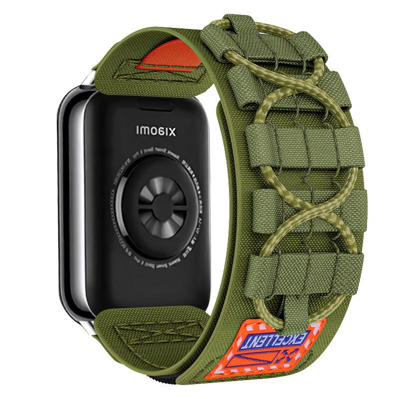 Nylon Loop Strap für Xiaomi Mi 8 Pro/Redmi Uhr 4 Ersatz Armband Geflochtene Sport Gürtel Männer Frauen Armband Quick Release