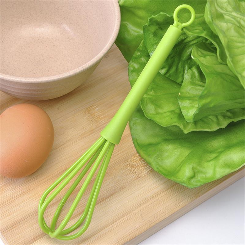Kitchen Silicone Whisk Non-Slip Egg Beater Milk Frother Kitchen Utensil  Kitchen Silicone Egg Beater Tool Easy To Clean