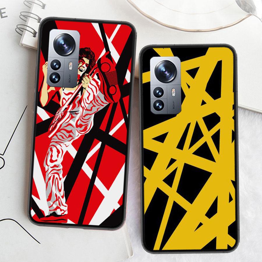 Eddie Van Halen Graphic Guitar Phone Case For Xiaomi Poco X7 X6 X5 X4 X3 GT NFC M4 M5 Pro 5G M3 Mi F6 F5 F4 F3 F2 F1 Capa Coque