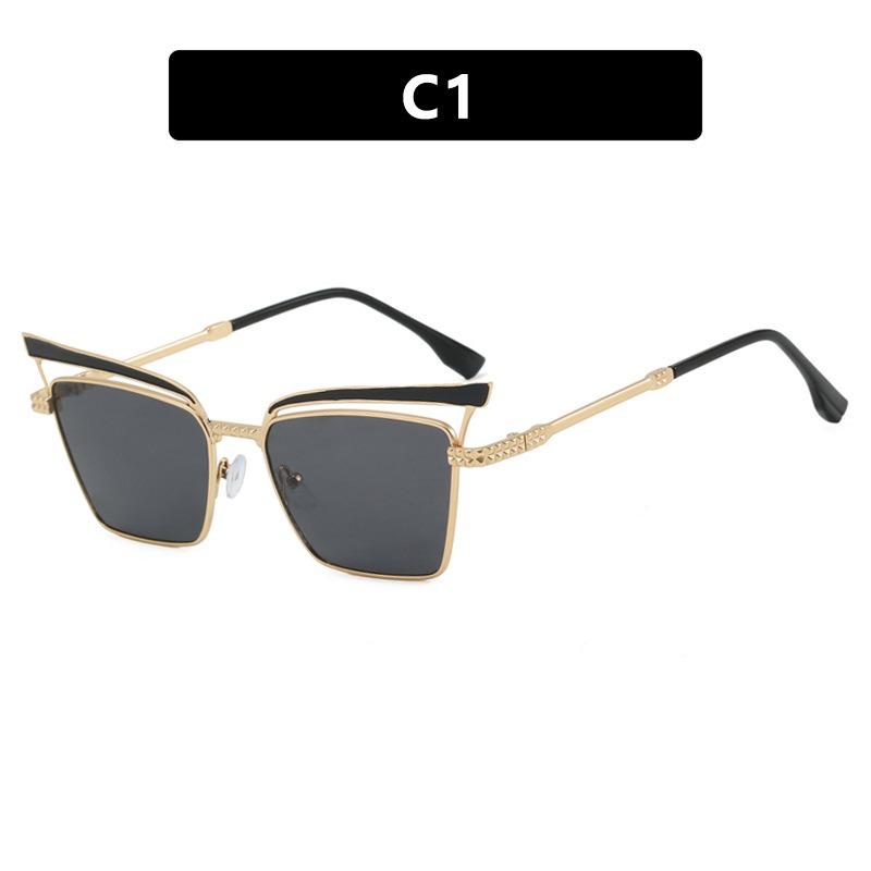 Metal Sunglasses Men UV400 Sun Glasses Women Eyeglasses Frame Driving Beach Bike Travel Anti Glare Shade Eyewear