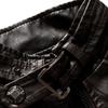 Men's Lapel Leather Jacket High Quality Simulated Leather PU Jacket Motorcycle Jacket