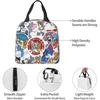 Asamike Lunch Bag, Cute Tom and Jerry Design, Large Capacity Lunch Box/Bento Bag, Insulated and Thermal, with Pockets for Food Storage, Perfect for Co