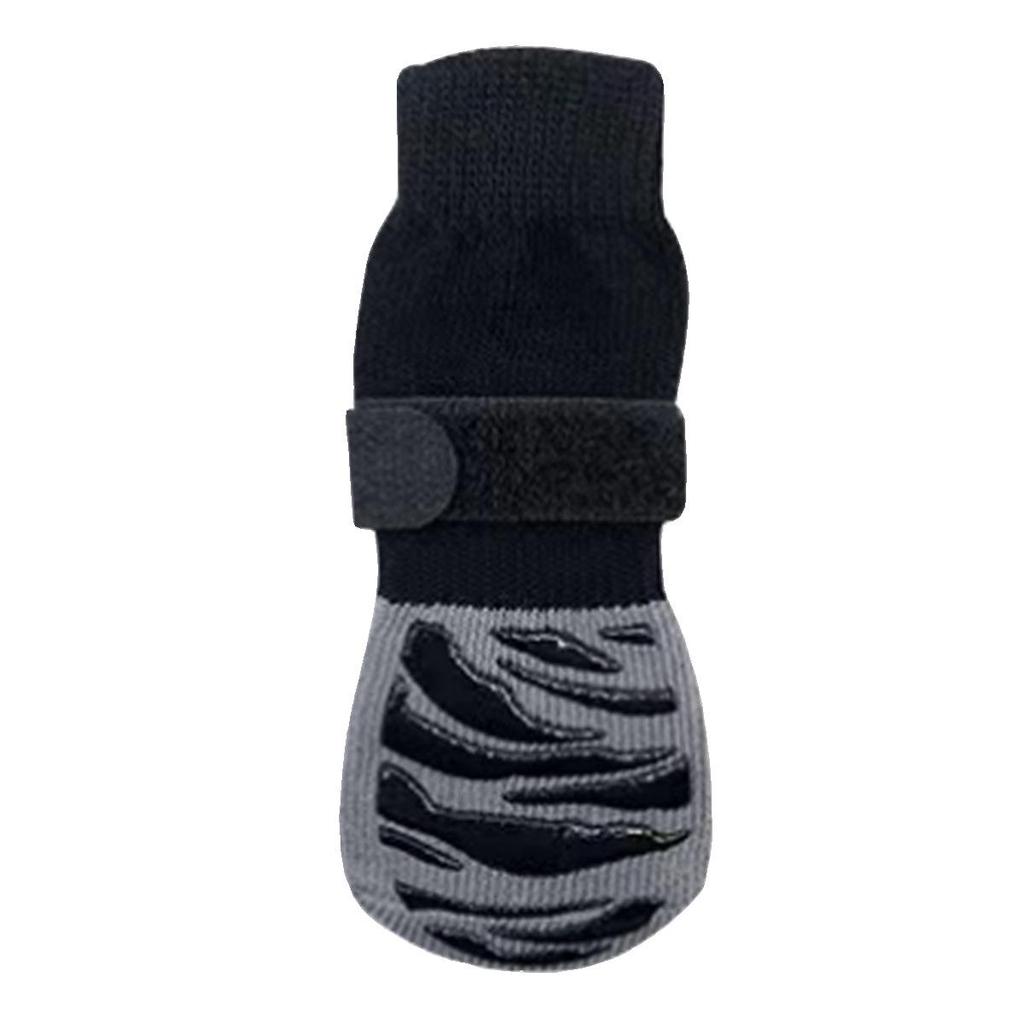 Zhuji Anti-Rutsch-Socken für mittelgroße bis große Hunde und Katzen - Haustier-Schuhe für drinnen und draußen