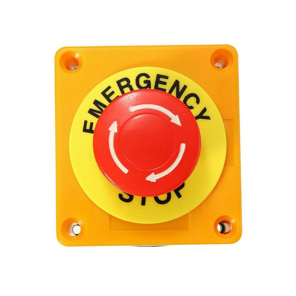 2021 New Tool Button Switch Box Control DPST Emergency Stop Push