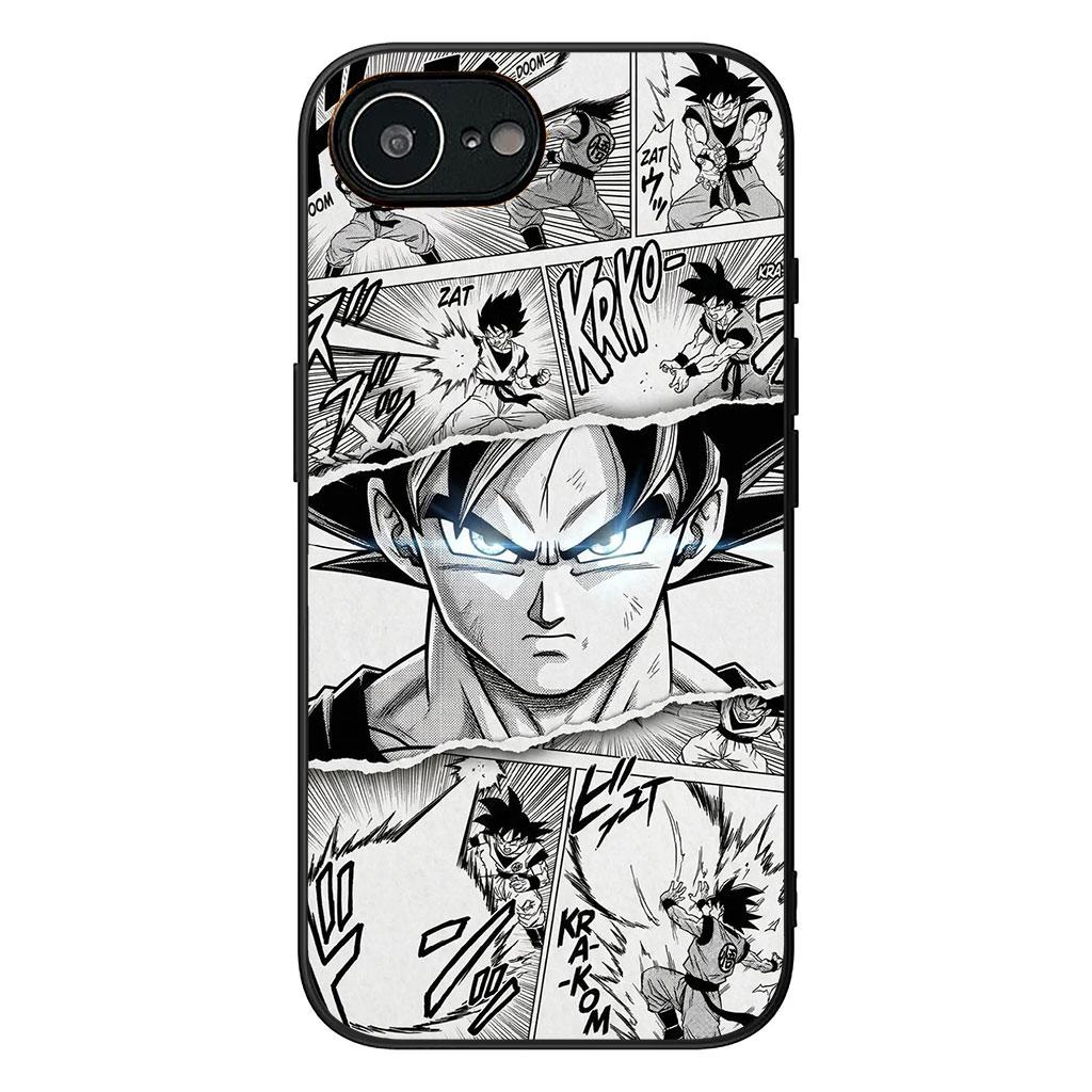 Super Vegeta Dragon Son Goku Ball Phone Cover Case for Apple iPhone 16 15 14 Plus 13 12 Mini 17 Pro Max + ProMax 16E Air 16+