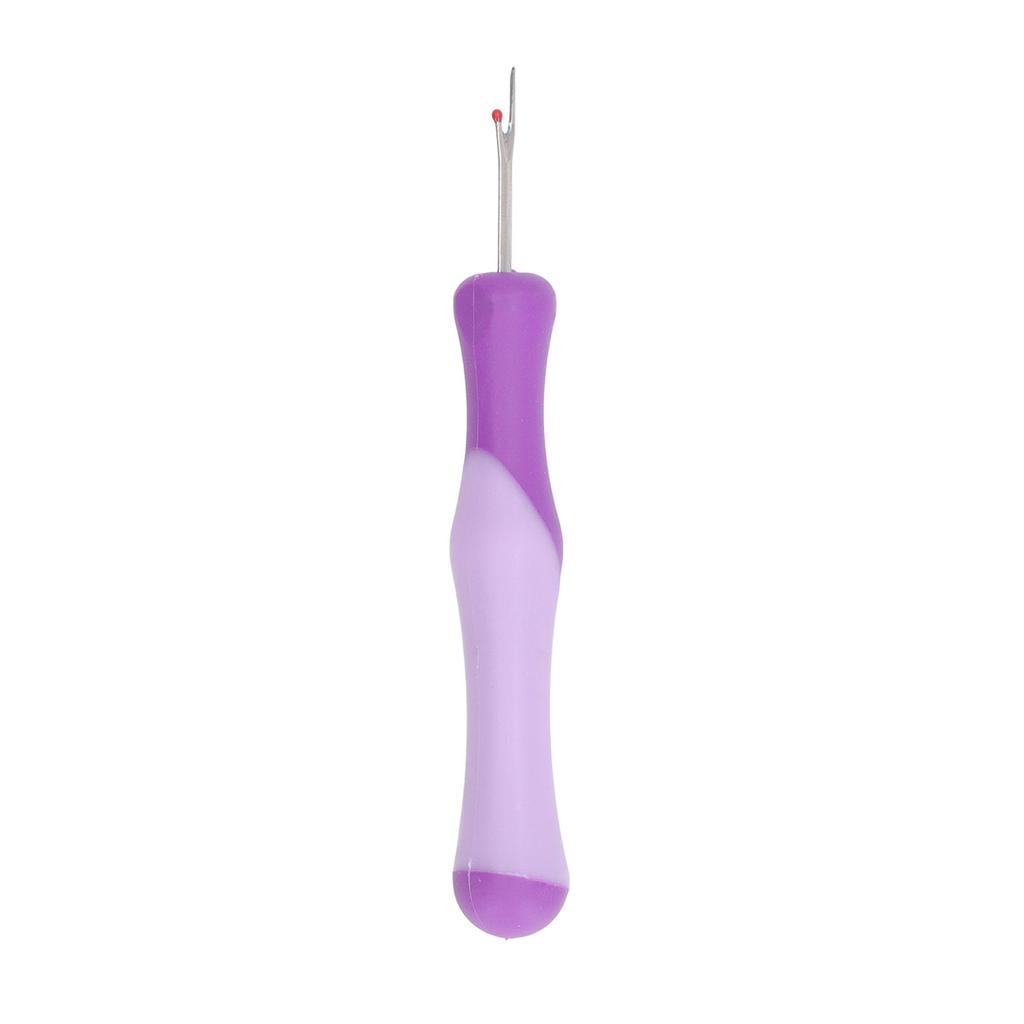 Thread Remover Purple Ergonomic Round Design Safety Clean Cover Comfortable Hand Feel Sewing Seam Remover
