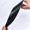 4/10x Carbon Fiber Black  Door Window Column BC Pillar Post Cover Trim PC Material Sticker For Mazda 3 Axela Hatchback 2009-