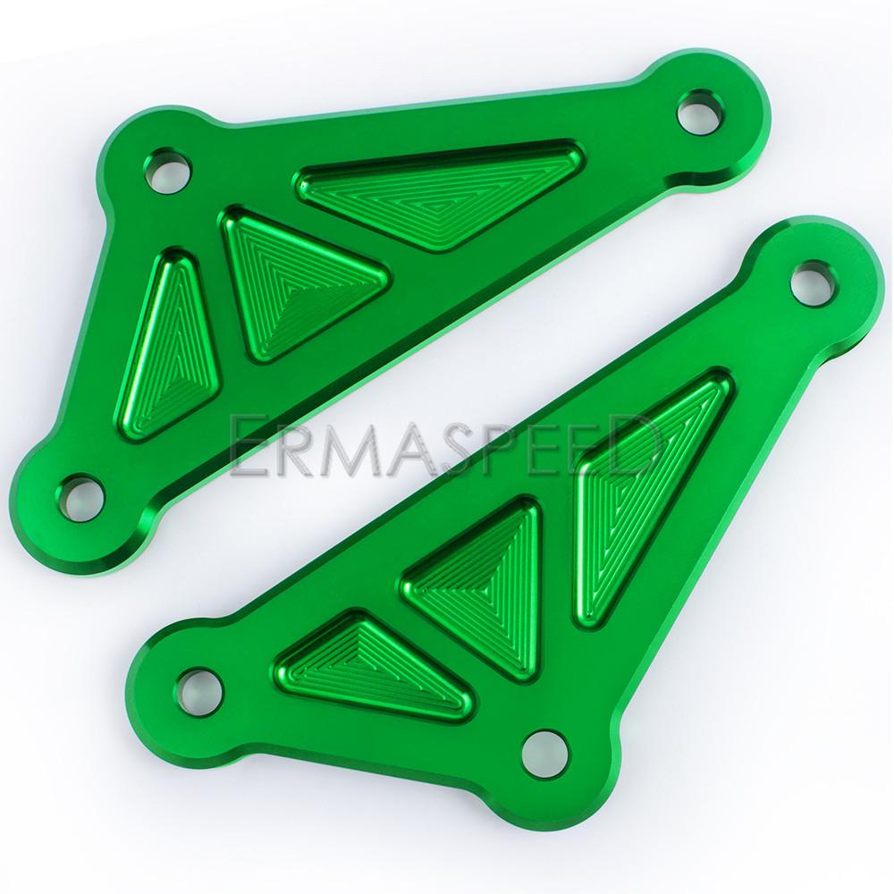 

Для Z1000 Z1000SX NINJA 1000 2011-2015 мотоциклетная регулируемая подвеска, понижающий комплект с ЧПУ, алюминий зелёный