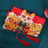 Fodable 2025 New Year Packet Cartoon Blessing Bag 2/6/8/10 Slots Folding Red Envelope  Party Gifts