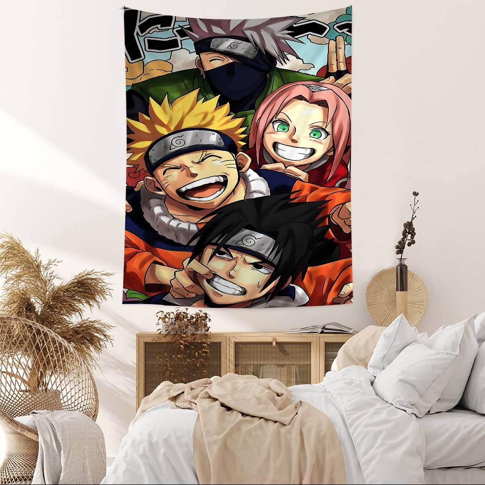 Japanese Nnaruto Anime Hippie Wall Hanging Tapestries Bohemian Wall Tapestries Mandala Ins Home Decor