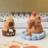 Bathing Capybara Phone Holder PVC Doll Capybara Cell Phone Bracket  Phone Accessories