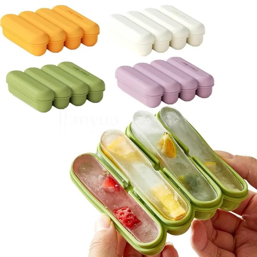 Food Grade Ice Cube Tray Easy Press Release Ice Making Box Convenient Ice Stick Mold Home Use