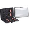 16 Slot SD Cards Storage Box Dual Layer Micro SD Card Holder Portable Memory Card Case  Organizer