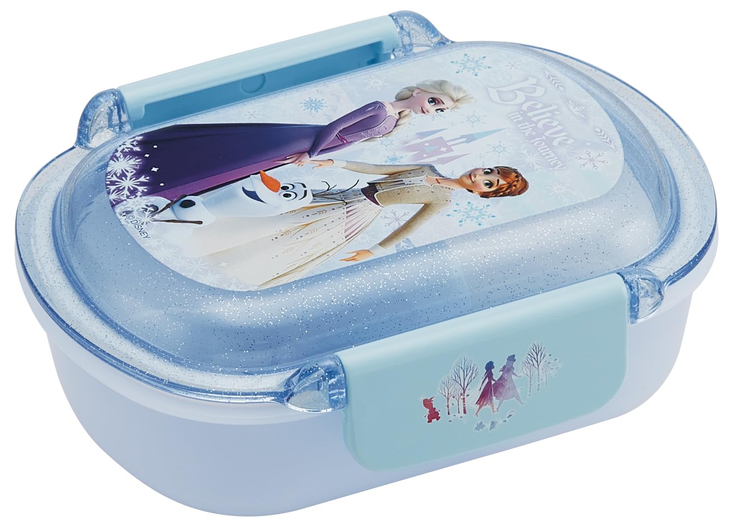 

Skater Bento with Fluffy 360ml Microwave and Dishwasher Made in Disney Frozen Children s Box, Easy-to-Wash, Lid, Capacity, Safe, Japan, 26, Girl s