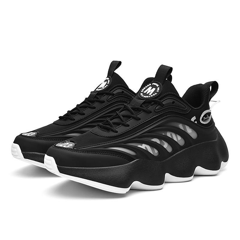 Men's Shoes New Winter Men's Sports Shoes Men's Thick-soled Heightening Couple Dad Shoes Men's Ins Shoes