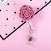 Tag Badge Reels Lanyard Badge Employee Badge Holder Reel Clip Easy Pull Buckle Chest Pocket Clip